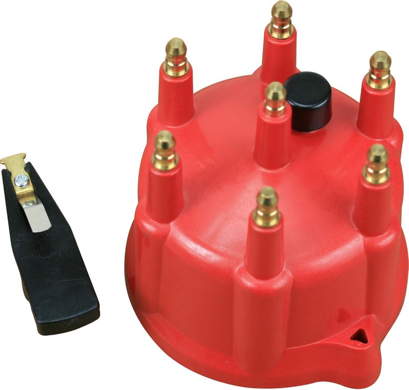 AIP Electronics Dragon FIRE Performance Brass Terminal Ignition Distributor Cap and Rotor Set Compatible with 1992-2003 Dodge 3.9L V6 OEM Fit CAP1048-R - Image 2